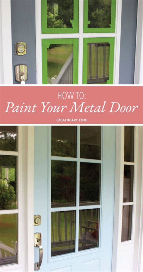 repainting exterior metal door